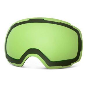 outdoormaster ski goggles pro replacement lens - 20+ choices (vlt 80% l.green lens)