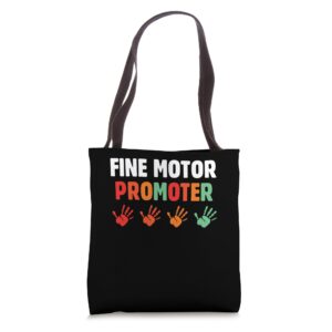 fine motor promoter occupational therapy ot therapist love tote bag