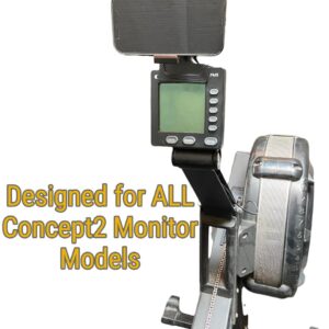 TreadLife Fitness Rowing Machine Phone Holder - Compatible with Concept 2 (All Models)