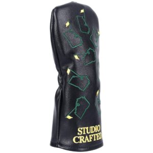 Studio Crafted Augusta Georgia Golf Driver Fairway Woods Hybrid Headcover Black (Fairway Cover)