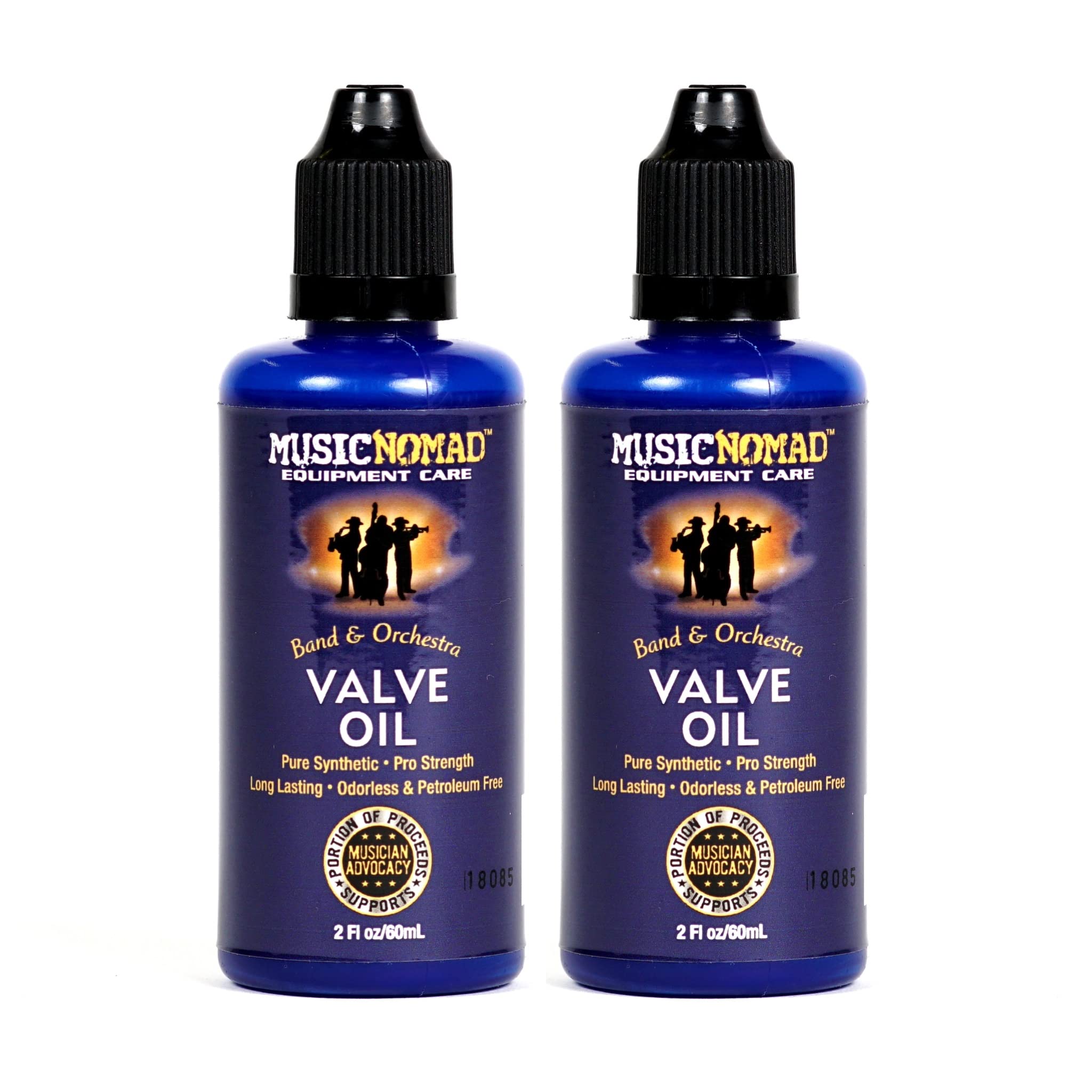 MusicNomad Premium Valve Oil, 2 oz. (2 Pack)