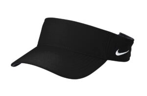 nike dry visor - av9754 - college black - osfm