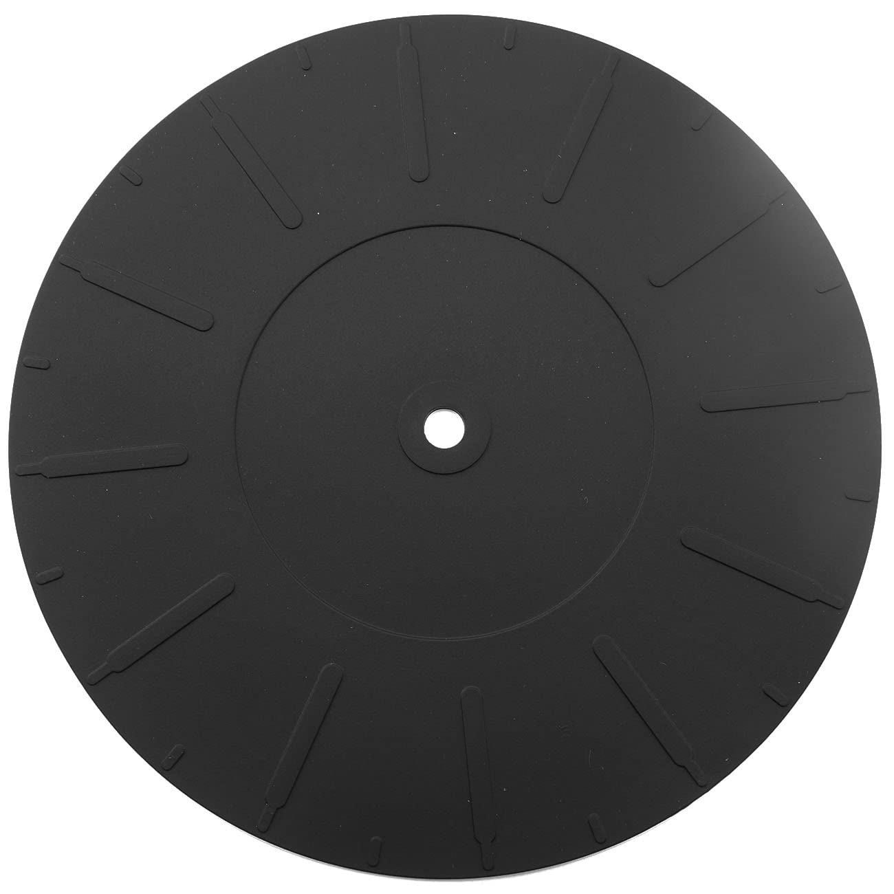 Turntable Platter Mat LQ Industrial 7 inch Silicone Rubber Turntable Slipmat Pad for All LP Vinyl Record Players (TPMSRT-B170-1)