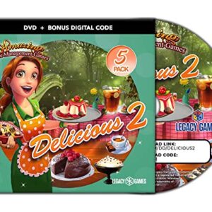 Time Management Games for PC: Delicious Vol. 2, 5 Game DVD Pack + Digital Download Codes (PC)