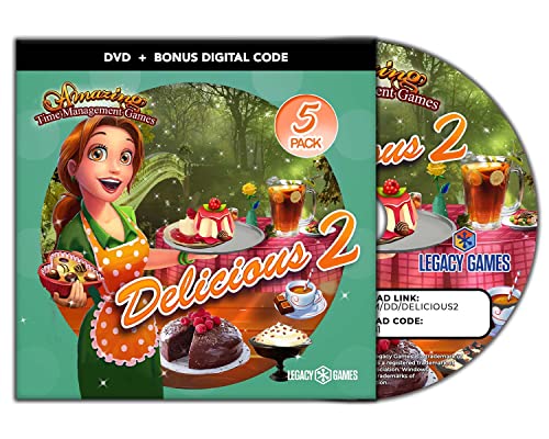 Time Management Games for PC: Delicious Vol. 2, 5 Game DVD Pack + Digital Download Codes (PC)