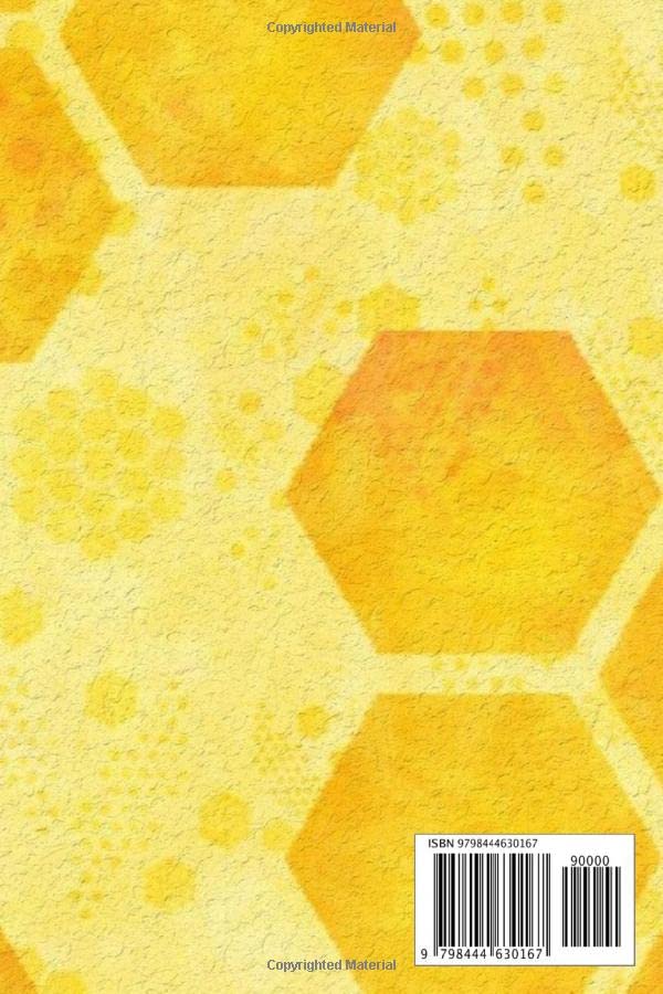 Busy Bee: Honeycomb Cover Notebook. College-Ruled Journal, Notebook, Diary, Trip Planner, Scratch Pad (120 pages - 6x9)