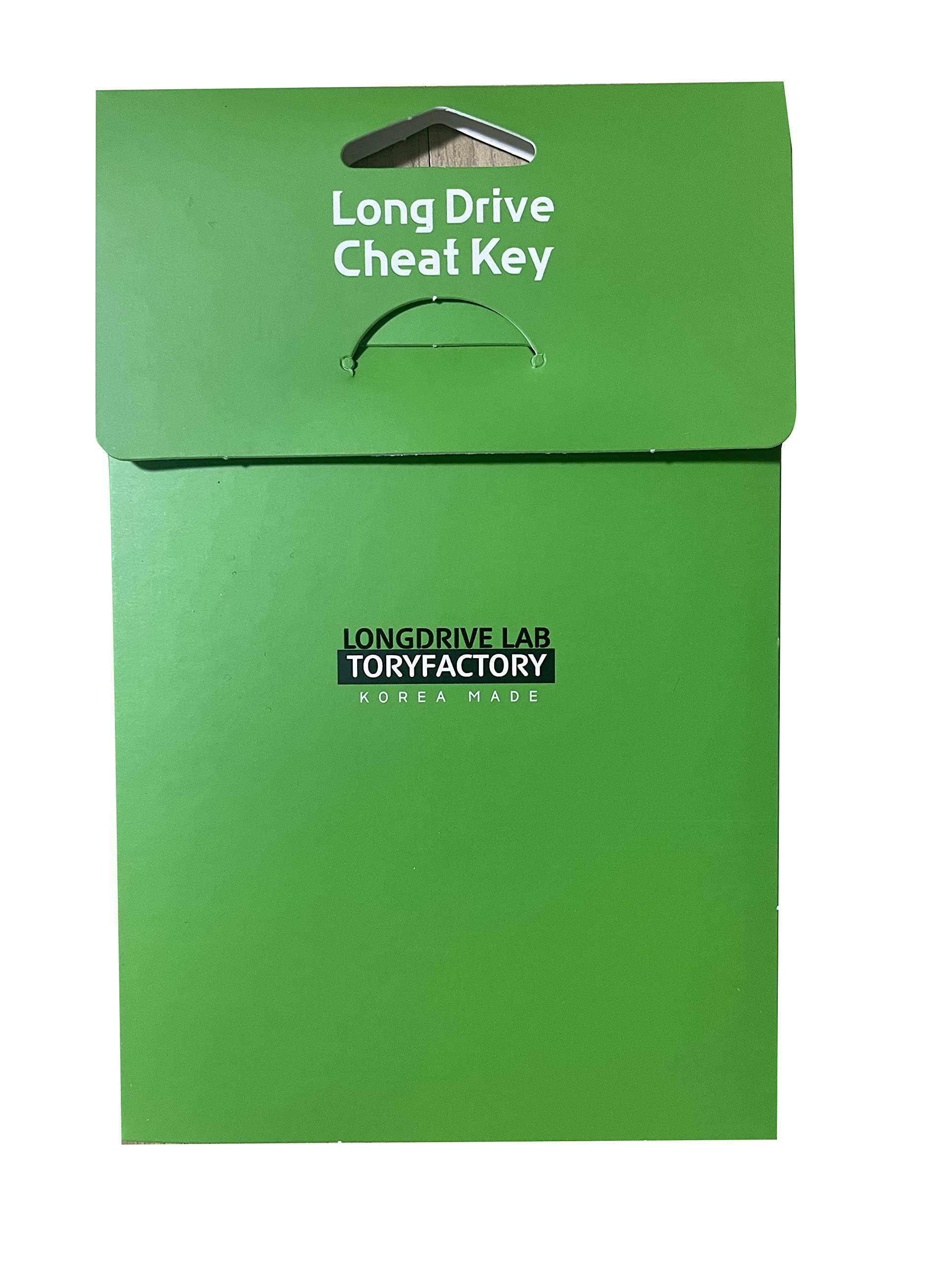 Long Drive Cheat Key] Anti Slice & Hook Golf Film Protector - Non Slicing Increase Distance Reduce Spin Straight Shot Club Protect Golf Accessories