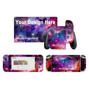 personalized custom skin sticker for nintendo switch with photos pictures customized decal stickers protector cover for boys girls