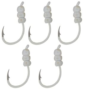 tooth shield tackle plummeting hooks slip bobber hooks walleye hooks octopus hooks (glow / white)