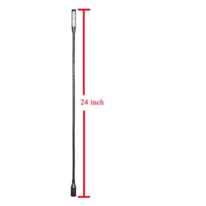 24 Inch LED Lamp XLR 4Pin DJ Gooseneck Lamp for Yamaha BEHRINGER Mixer with 4-Pin XLR Connection (XLR 4Pin Port)