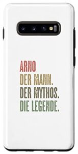 galaxy s10+ arno - der mann der mythos die legende | name komisch - case