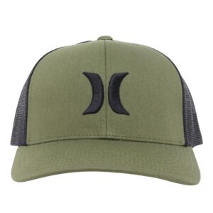 Hurley Del Mar Trucker Olive Canvas One Size