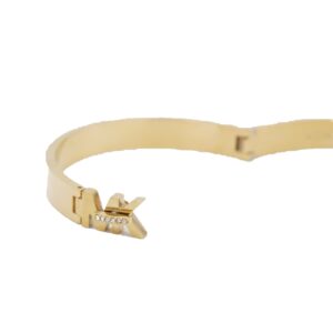 Michael Kors MKJX7697710 Haute Gold Tone Bangle Bracelet Crystal