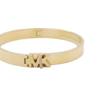 Michael Kors MKJX7697710 Haute Gold Tone Bangle Bracelet Crystal