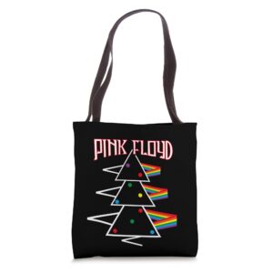 pink floyd prism tree tote bag