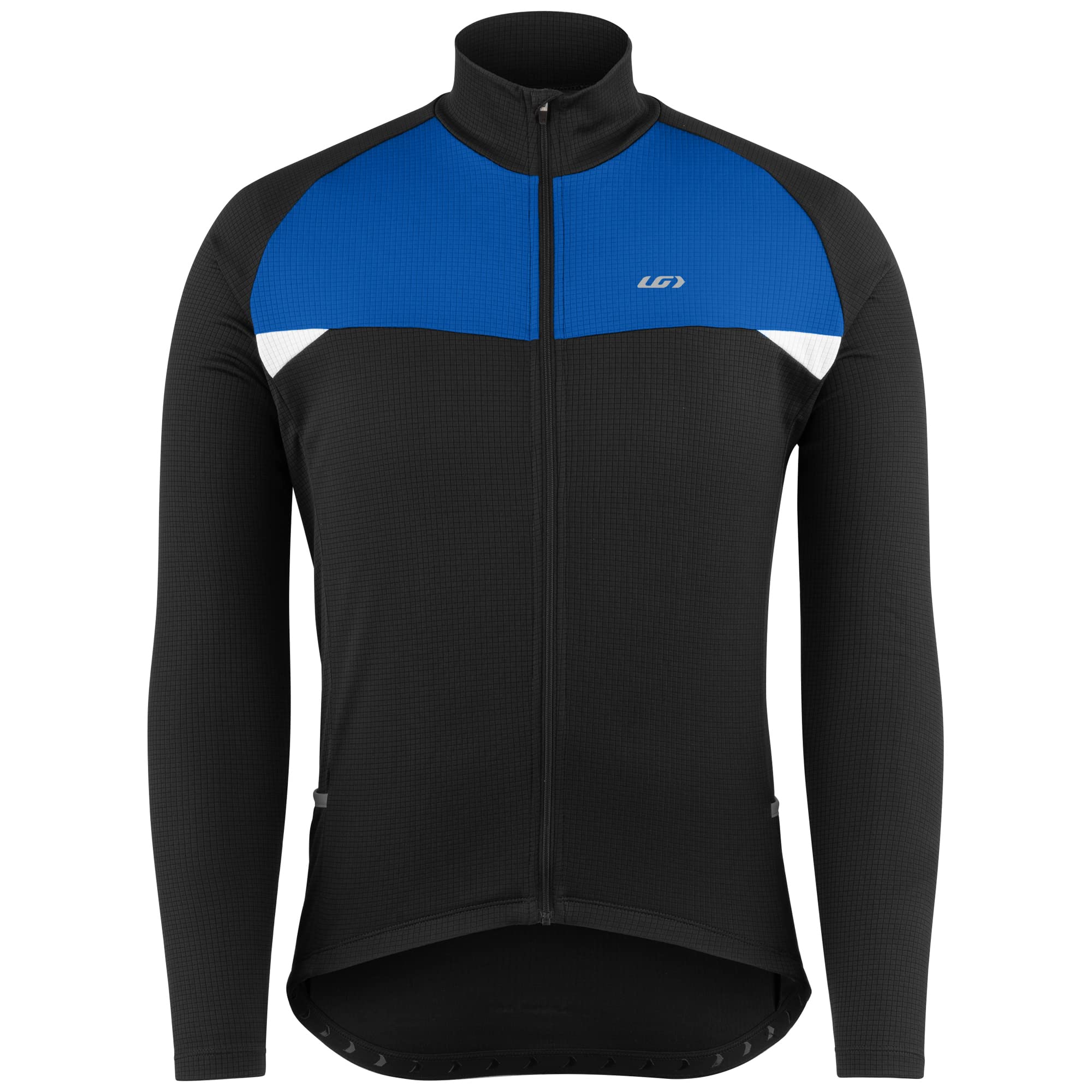 Louis Garneau, Men's, Peloton Jersey, Black/Royal, XLarge