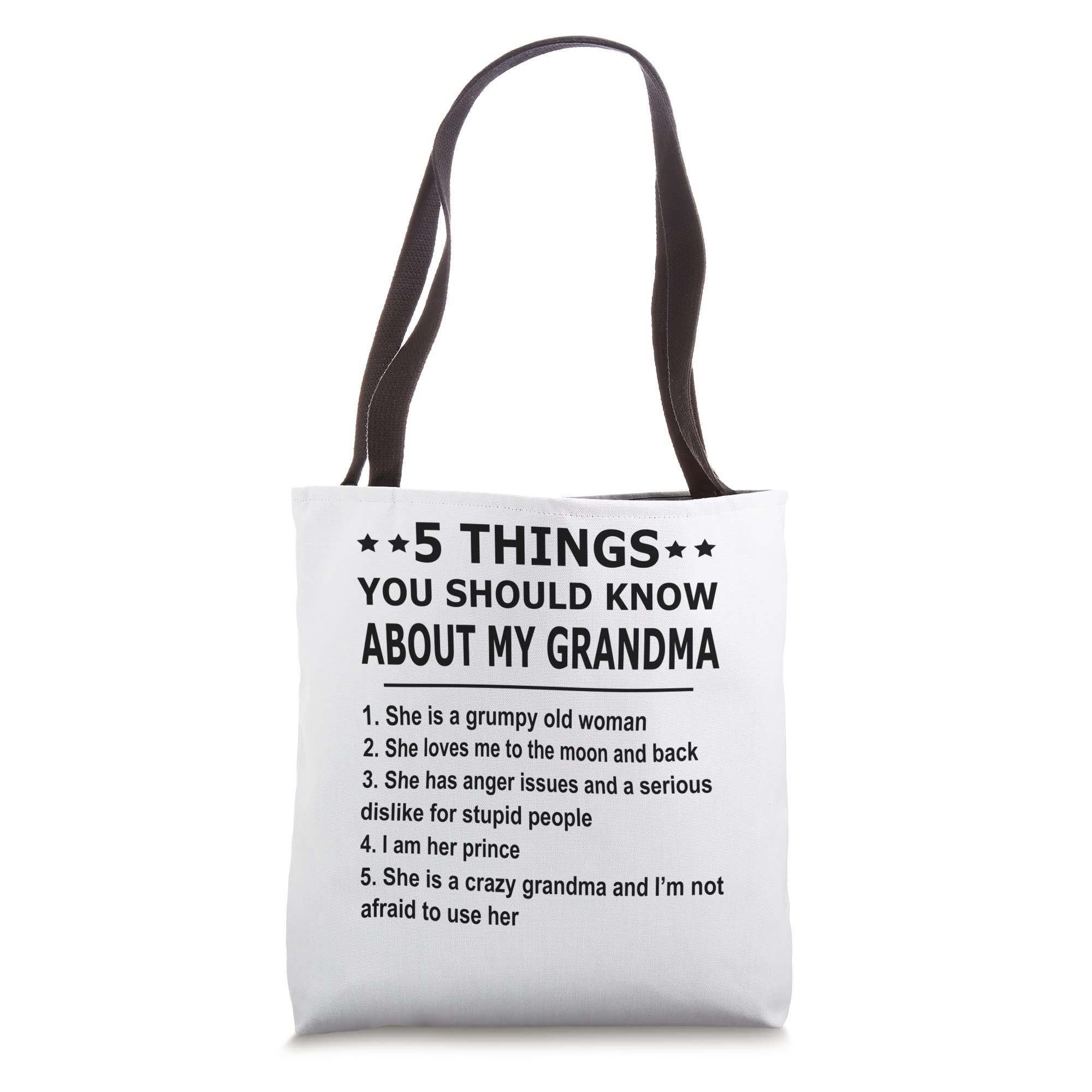 5 Things You Should Know About My Grandma Tote Bag