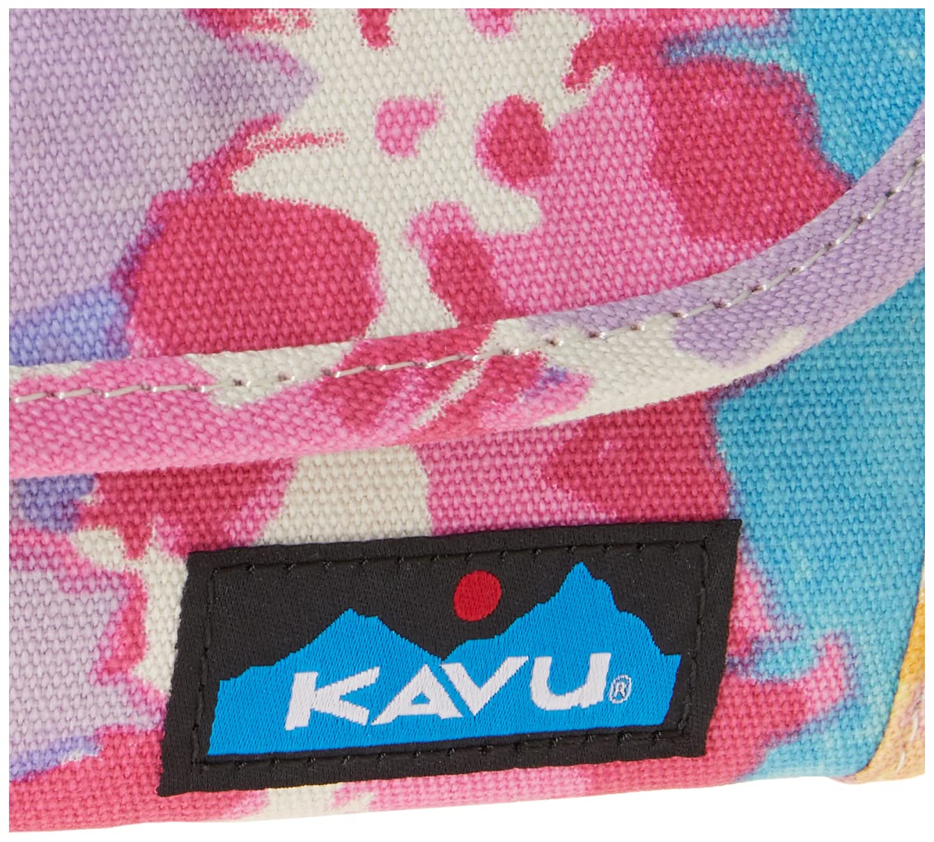 KAVU Big Spender Tri-fold Wallet Clutch Travel Organizer, Beach Tie Dye