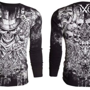 Xtreme Couture by Affliction Men's Thermal Shirt Offering (Black) (S)