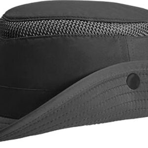 Tilley Airflo Snap-Up Hat - Black/Black 7 1/8