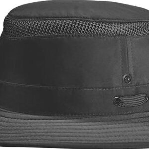 Tilley Airflo Snap-Up Hat - Black/Black 7 1/8