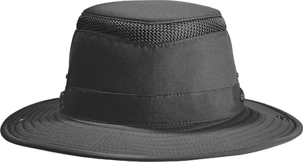 Tilley Airflo Snap-Up Hat - Black/Black 7 1/8