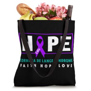 CdLS Awareness Shirt - Hope Cornelia De Lange Syndrome Tote Bag