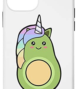 iPhone 12 mini Uni Cado, Cute Avocado, Funny Unicorn, Guacamole, Vegan Case