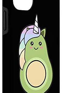 iPhone 12/12 Pro Uni Cado, Cute Avocado, Funny Unicorn, Guacamole, Vegan Case