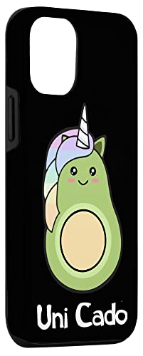 iPhone 12/12 Pro Uni Cado, Cute Avocado, Funny Unicorn, Guacamole, Vegan Case