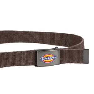 Dickies Men’s Cotton Web Belt with Military Logo Buckle