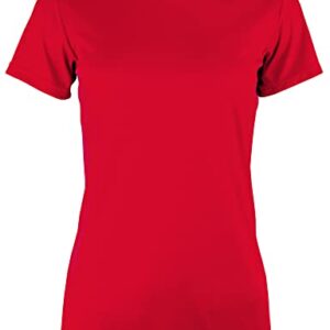 Epic Women's Cool Performance Dry-Fit Crew T-Shirts Red L