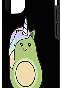 iPhone 12/12 Pro Uni Cado, Cute Avocado, Funny Unicorn, Guacamole, Vegan Case