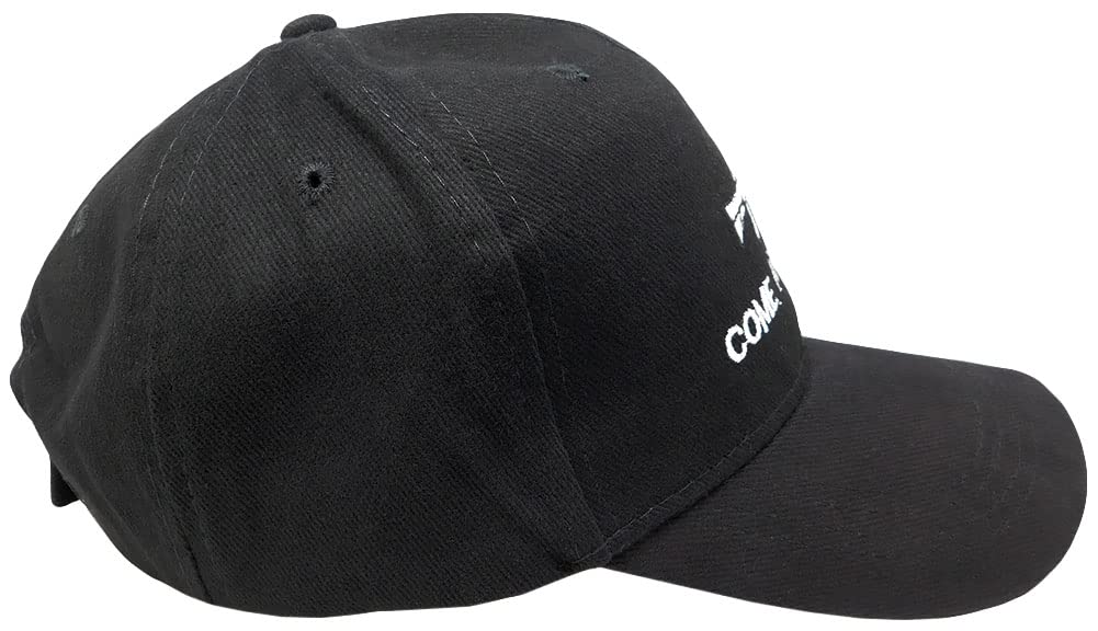 Trade Winds M-4 Come and Take It Cati Black Cotton Adjustable Embroidered Baseball Hat Cap