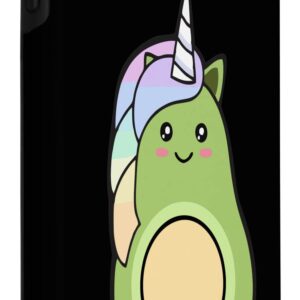 iPhone XS Max Uni Cado, Cute Avocado, Funny Unicorn, Guacamole, Vegan Case