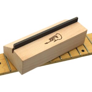 iluiz 35/90 degree fret end beveling file 2 in 1 guitar bass fret end dressing fret crowning end bevel file luthier tools with 600 1000 grit sandpaper