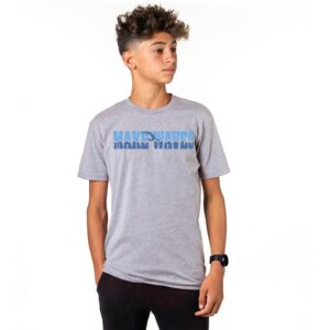 Swimming Make Waves Tee | Gray Short Sleeve T-Shirt | Adult Medium