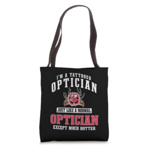 optician optometrists doctor eye glasses tote bag