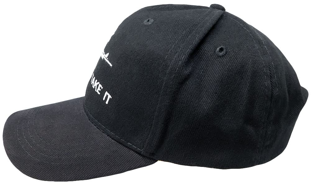 Trade Winds M-4 Come and Take It Cati Black Cotton Adjustable Embroidered Baseball Hat Cap