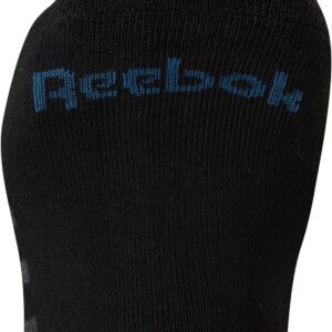 Reebok Men’s Low Cut Socks – 6 Pack Basic Cushion Low Cut No Show Socks for Men - Men's Athletic Socks (Size: 6-12.5), Size 6-12.5, Jet Black