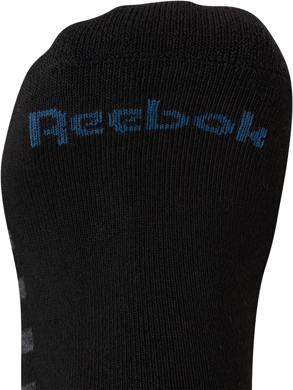 Reebok Men’s Low Cut Socks – 6 Pack Basic Cushion Low Cut No Show Socks for Men - Men's Athletic Socks (Size: 6-12.5), Size 6-12.5, Jet Black