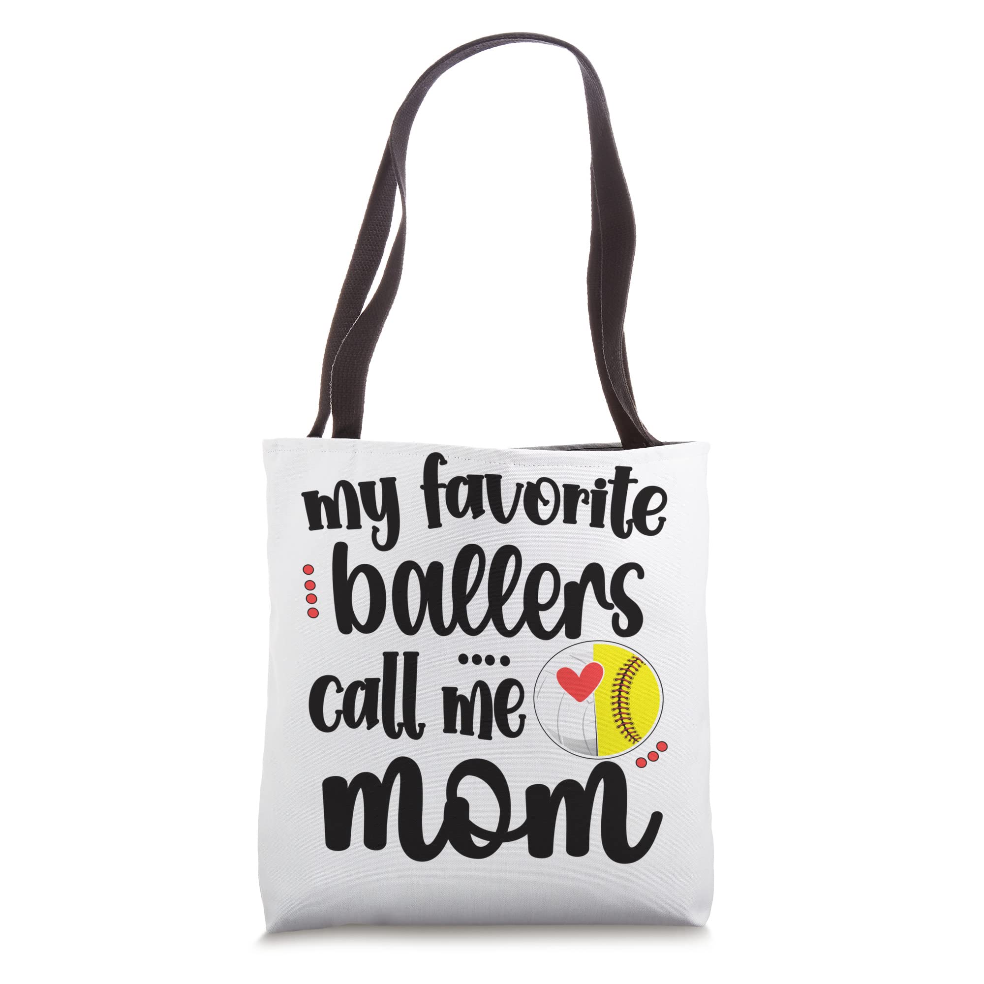 Softball Volleyball Players Call Me Mom Ball Mama Tote Bag