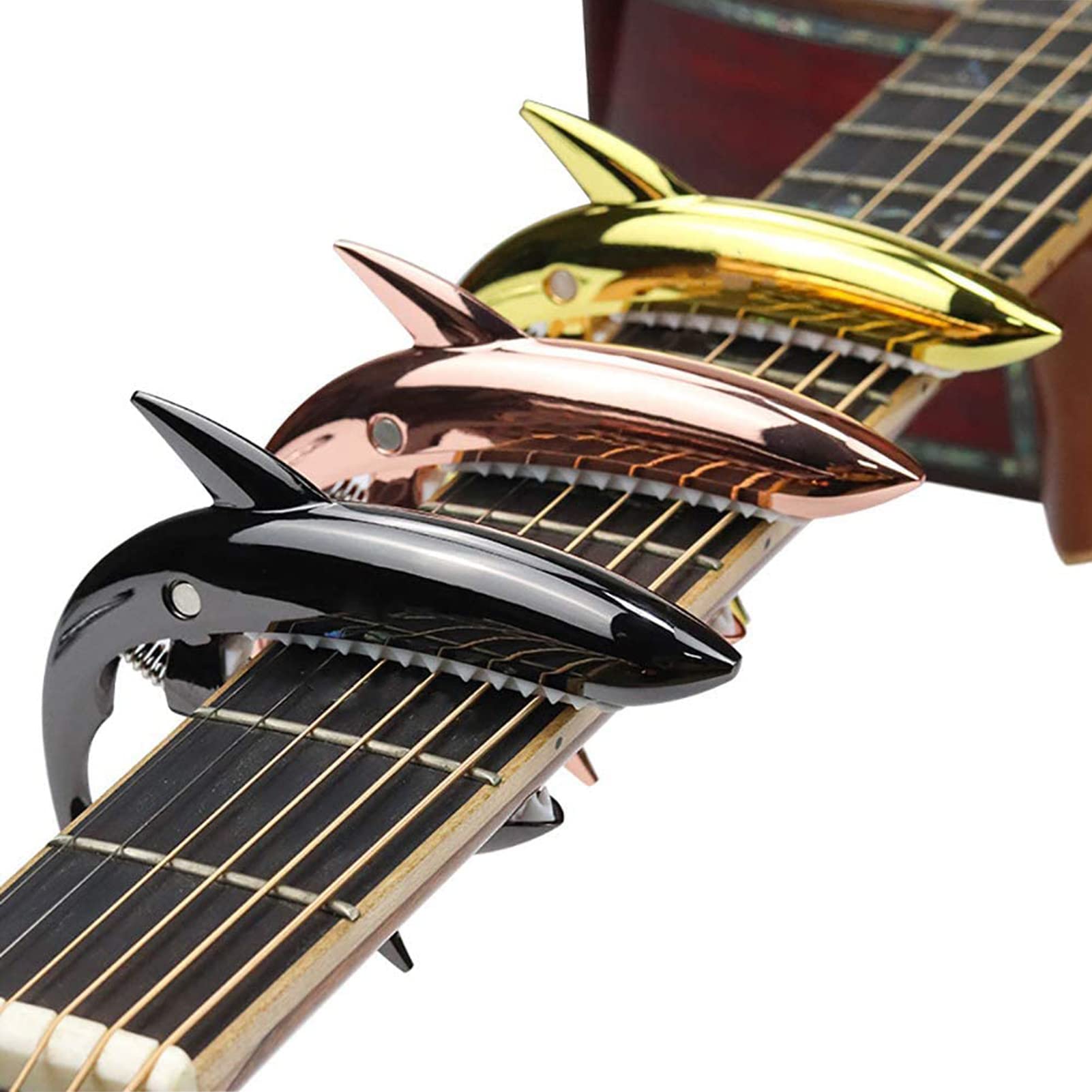 Capo,Guitar Capo for Acoustic Guitar and Electric Guitar,Ukulele,Mandolin,Banjo,Shark Capo Looks Cool-Notherss