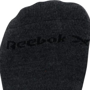 Reebok Men’s Low Cut Socks – 6 Pack Basic Cushion Low Cut No Show Socks for Men - Men's Athletic Socks (Size: 6-12.5), Size 6-12.5, All Grey