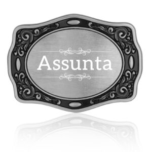 sinseike personalized western cowboy name belt buckle for men (classic)