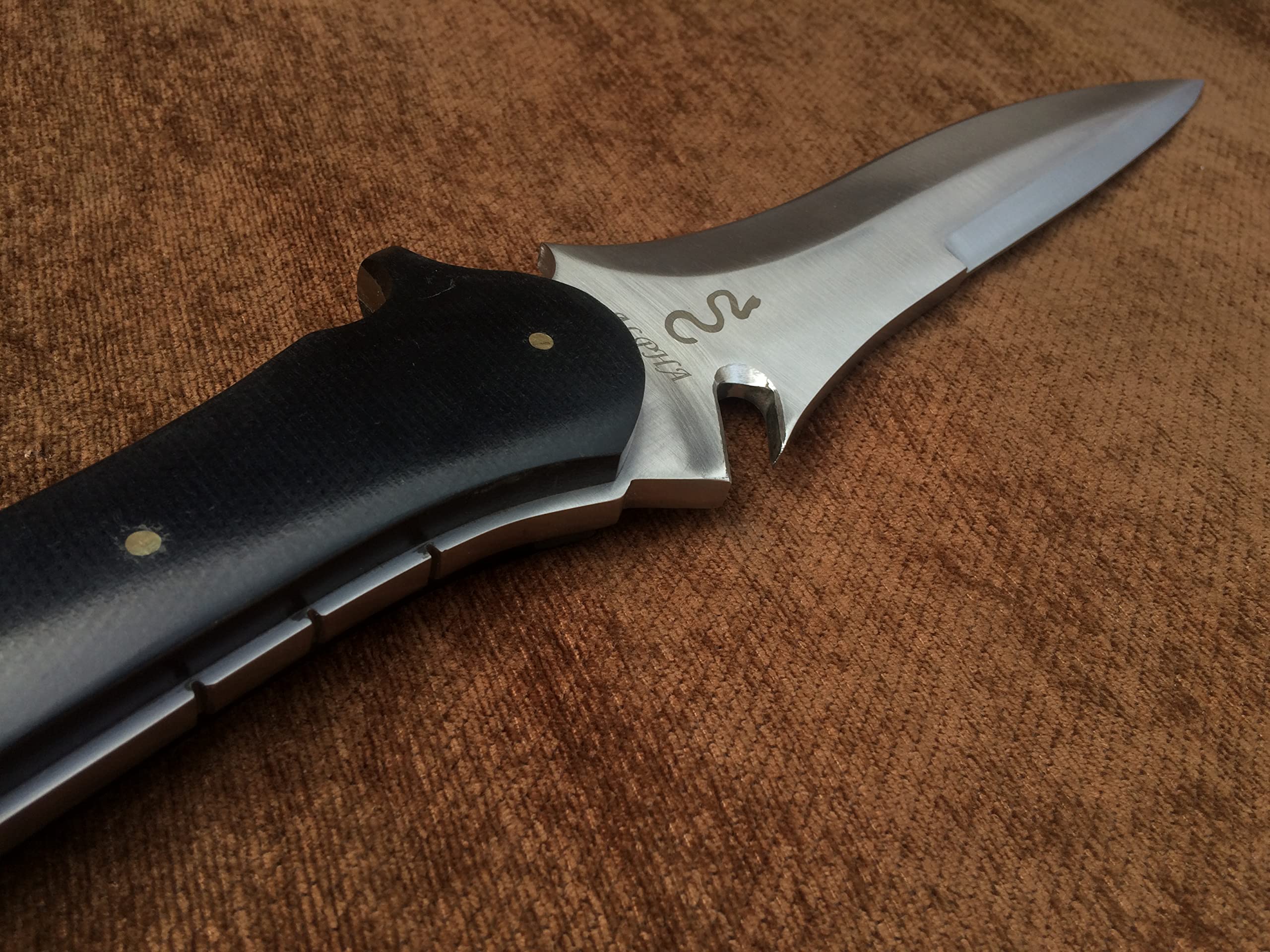 SUFI Custom Handmade 5160 Spring Steel RE4 Krauser Knife, Hunting knife, Gaming Knife, Medium Sized 2