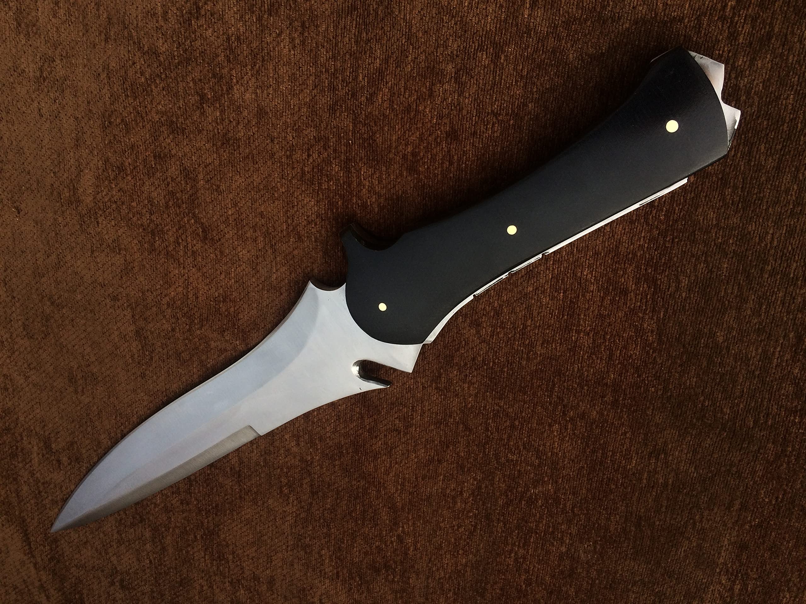 SUFI Custom Handmade 5160 Spring Steel RE4 Krauser Knife, Hunting knife, Gaming Knife, Medium Sized 2