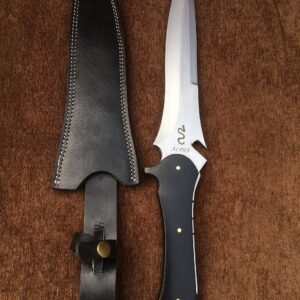 SUFI Custom Handmade 5160 Spring Steel RE4 Krauser Knife, Hunting knife, Gaming Knife, Medium Sized 2