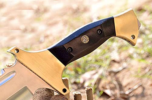 Wilson Roy Hand Made D2 steel Knife Camping, Hunting and Survival Full Tang Knife Big Rambo Knife