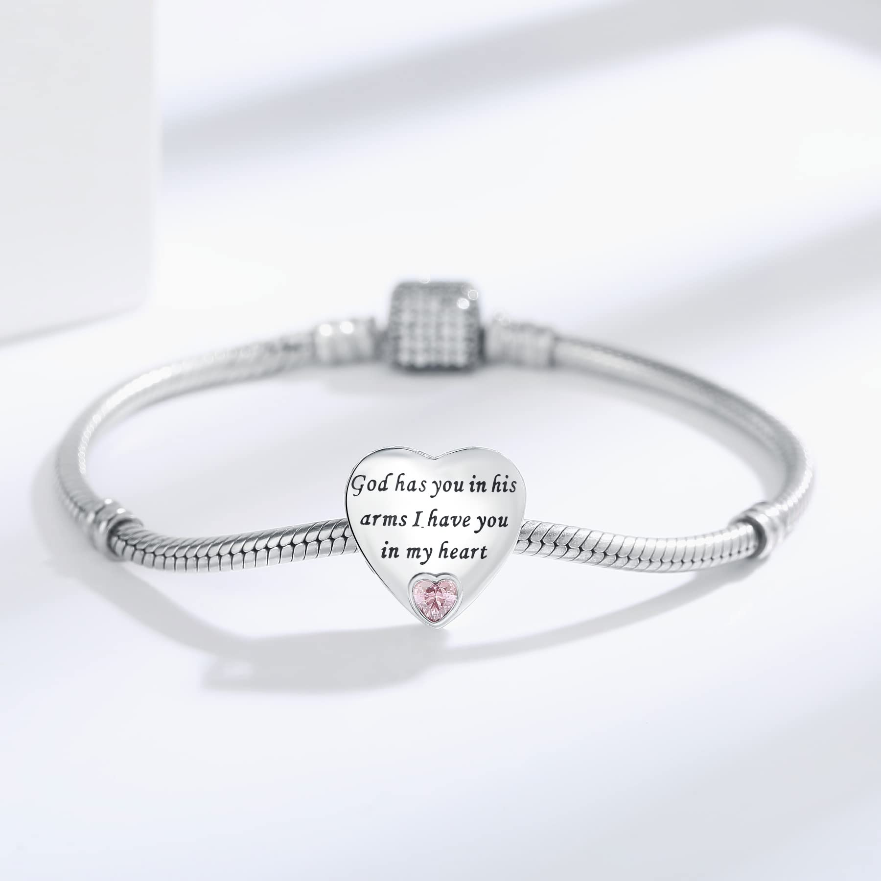 925 Sterling Silver Charms Fit Pandora Charms Bracelet I Love You to Infinity and Beyond Fit Wife Daughter Mother's Day Christmas Birthday Gift